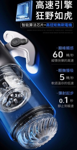 Erocome - Gemin Auto Thrusting Masturbator - White 照片