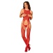 Obsessive - Bodystocking N122 - Red - S/M/L photo