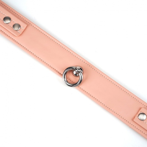 Liebe Seele - Organosilicon Collar w Leash - Pink photo