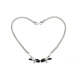 Liebe Seele - Bull Nose Nipple Clamps w Chain - Silver photo