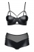 Obsessive - Leatheria 2-pcs Set - Black - S/M photo-7