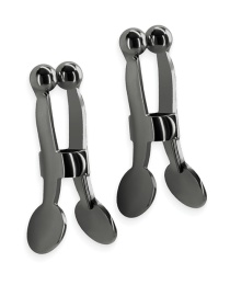 NS Novelties - Bound C1 Nipple Clamps - Gunmetal photo