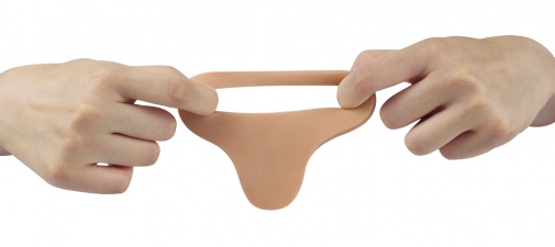 Lovetoy - 7" Ultra Soft Double Dildo - Flesh photo