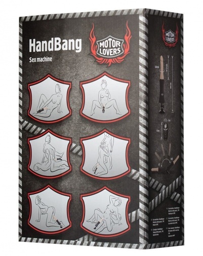 Motor Lovers - HandBang 加熱性愛機器 - 黑色 照片