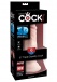 King Cock - 三倍密度假阳具 6" - 肉色 照片-9