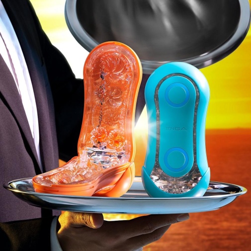 Tenga - Flip ORB Pastaio - Sunset Orange photo