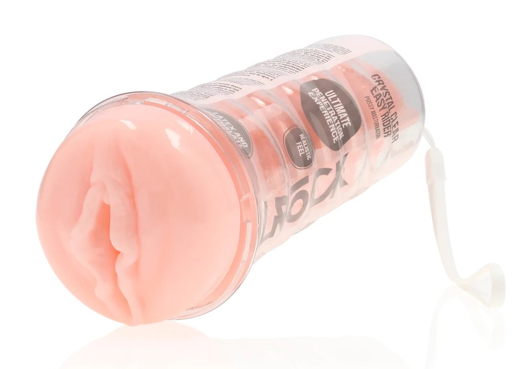Experience sexual pleasure and let your fantasies go wild! T... RealRock - Easy Rider Pussy Masturbator - Flesh photo-4