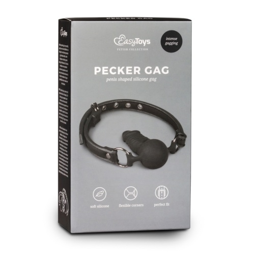 Easytoys - Penis Pecker Gag - Black photo