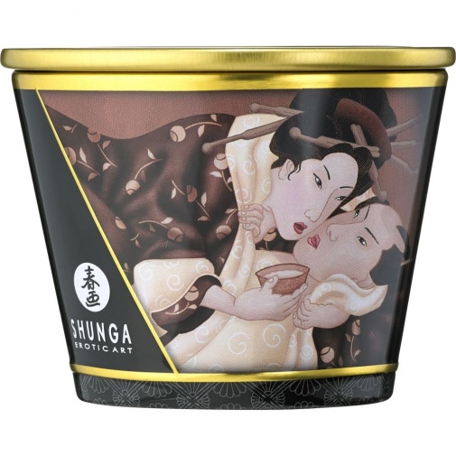 Shunga - Excitation Massage Candle Intoxicating Chocolate - 170ml photo