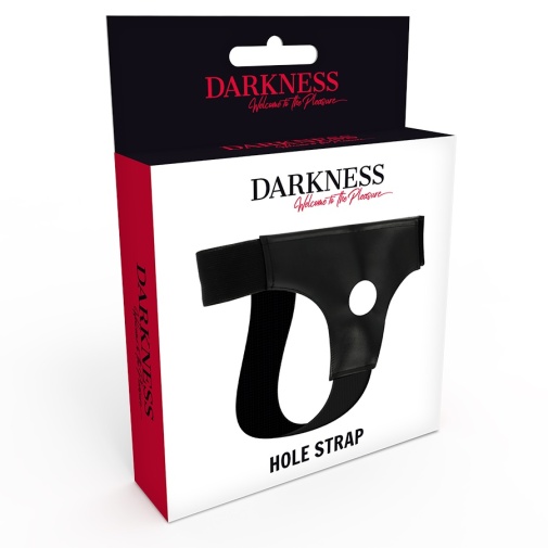 Darkness - 穿戴式束带内裤 - 黑色 照片