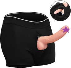 Lovetoy - Strapon Shorts For Sex - Black - M photo