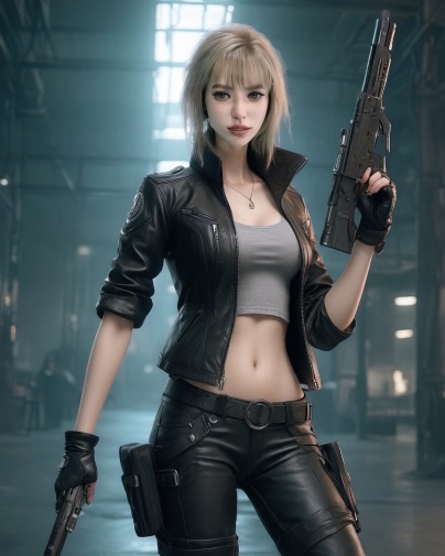 Janna 魔鬼身材白发女特务 超逼柔软TPE仿真性爱娃娃 165 cm (矽胶头) 照片