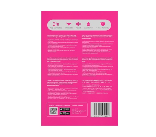 Lovense - Lush 4 - G-Spot Egg Vibrator App Controlled photo