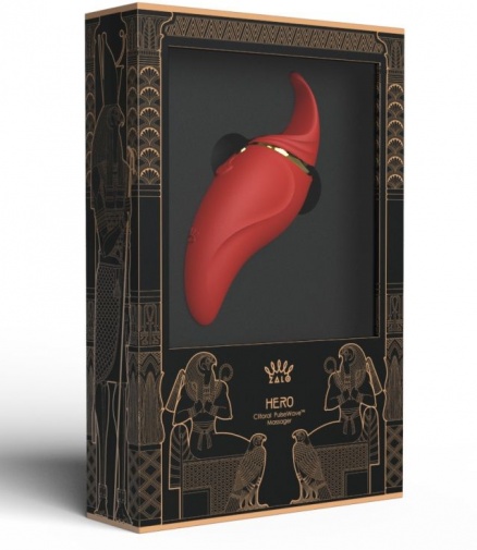 Zalo - Hero APP 2in1 Clitoral Massager - Wine Red photo