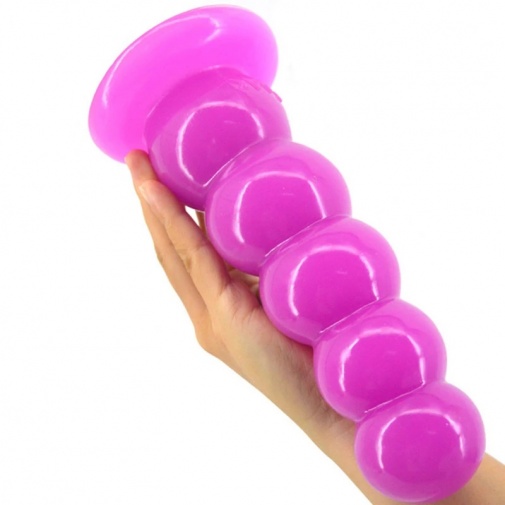 FAAK - Beads Anal Plug - Purple photo