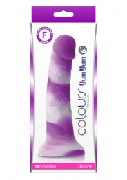 NS Novelties - Yum Yum Dildo 6" - Purple photo