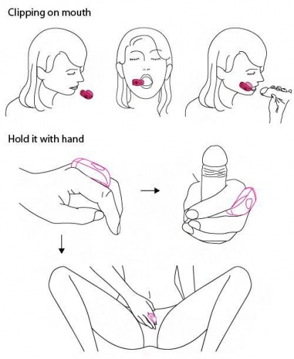 Toynary - J2S Re-chargeable Oral Vibrator - Cerise photo