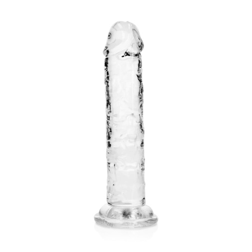 RealRock - 6" 直身仿真假陽具 - 透明 照片