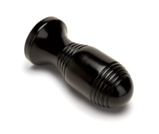 Prowler - Ribbed Anal Plug - Black 照片