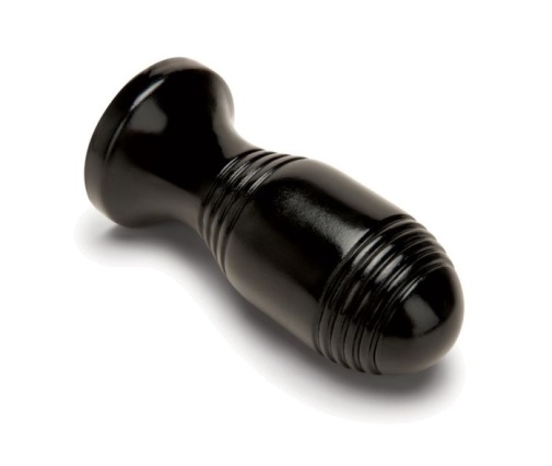 Prowler - Ribbed Anal Plug - Black 照片