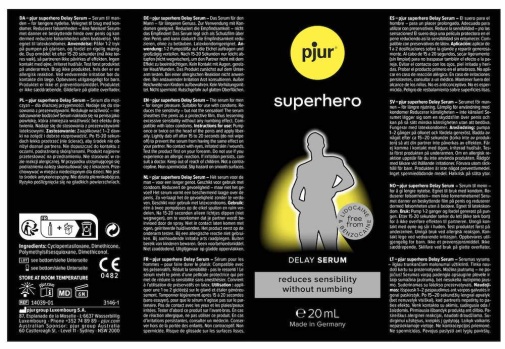 Pjur - Superhero Concentrated Delay Serum - 20ml photo