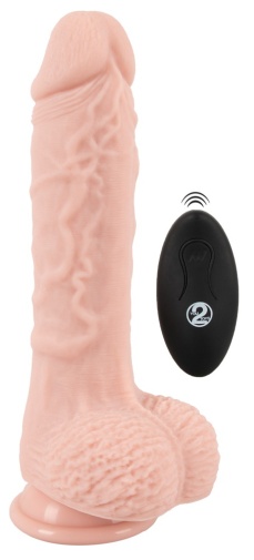 Medical Silicone - Thrushing Vibrator - Flesh photo