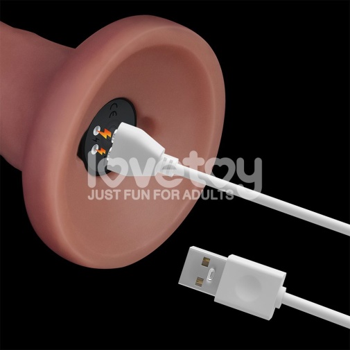 Lovetoy - 8'' Vibro Power Cock - Flesh photo