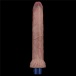 Lovetoy - 11" 超柔軟仿真震動假陽具 - 啡色 照片-6