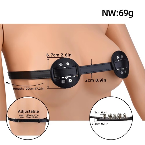 FAAK - Spiked Breast Binder photo