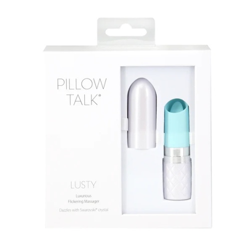 Pillow Talk - Lusty Flickering Massager - Teal photo