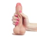 Lovetoy - 7" 带包皮双层仿真阳具 - 肉色 照片