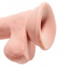 King Cock - 三倍密度假陽具連陰囊 6.5" - 肉色 照片-7