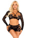 Leg Avenue - Only Tonight Bra Set - Black photo-3
