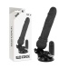 Basecock - 震动仿真假阳具 19.5cm - 黑色 照片-5