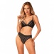 Obsessive - Natilya 2pcs Set - Black - M/L photo