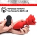 Booty Sparks - 28X Rose Vibro Anal Plug M - Red photo-5