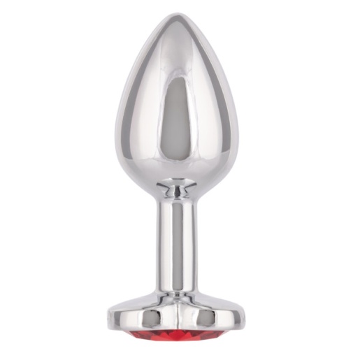 CEN - Jewel Ruby Heart Anal Plug S - Red photo