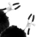 Darkness - Fur Ball Nipple Clamps - Black photo-2
