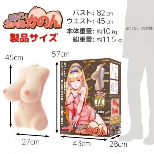 SSI - Real Body 北大路花音 爆乳K罩杯 10kg自慰器 照片