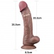 Lovetoy - 10.5'' 双层仿真阳具 照片-20