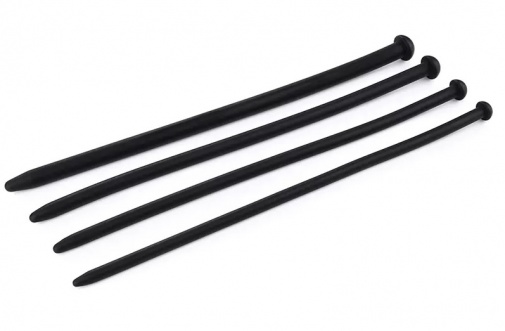 MT - Silicone Urethral Plug 3.5mm - Black photo