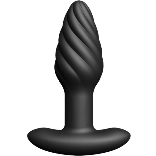 Dorcel - 螺旋纹震动后庭肛塞 - 黑色 照片