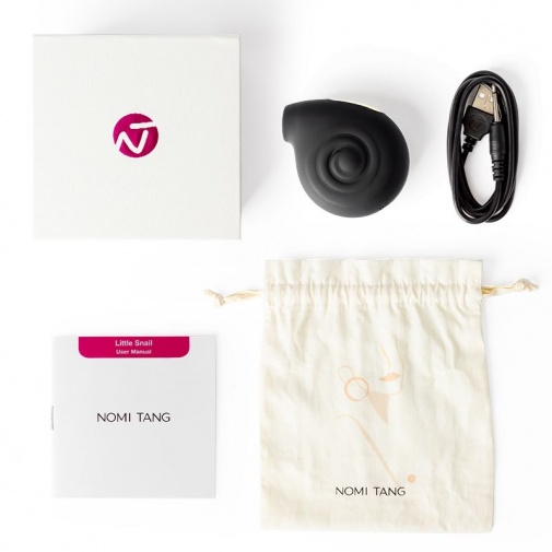 Nomi Tang - 小蜗牛 阴蒂吸吮及震动器 - 黑色 照片