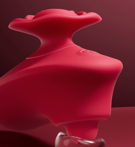 Erocome - Rose Pluse Flapping Vibrator - Red photo