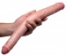 SexFlesh - 16" 仿真双头假阳具 - 肉色 照片-4