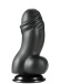 Hidden Desire - Inferno Huge Dildo 19cm - Black photo