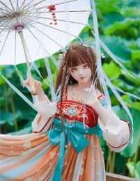 Kanna Anime Realistic Sex Doll, Skinny Body, Ultra Soft TPE 145 cm (4'8 ft) photo