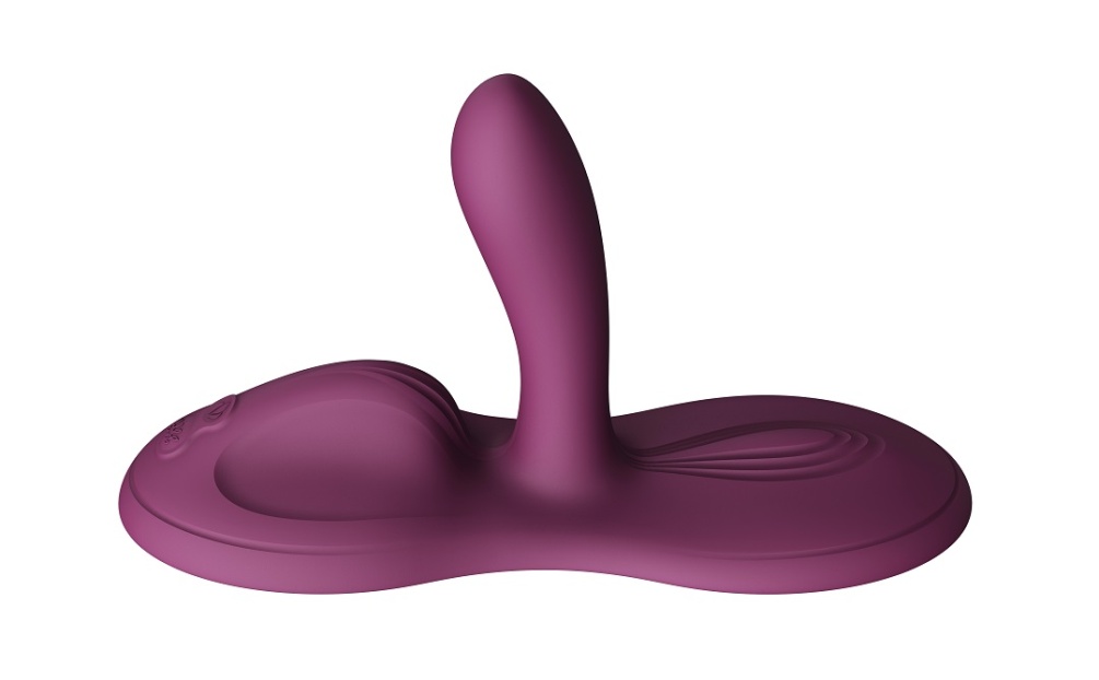 FLORA is a new hands-free sit-down massager launched in 2024... Zalo - Flora APP Vibro Pad - Velvet Purple photo-3