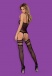 Obsessive - F214 全身絲襪 - 黑色 - S/M/L 照片-6