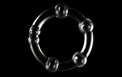 Lovetoy - Power Plus Triple Beaded Ring Set - Clear photo